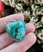 Malachit prívesok Srdce č.8