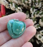 Malachit prívesok Srdce č.8 – Obrázok 2