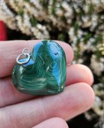 Malachit prívesok Srdce č.9 – Obrázok 2