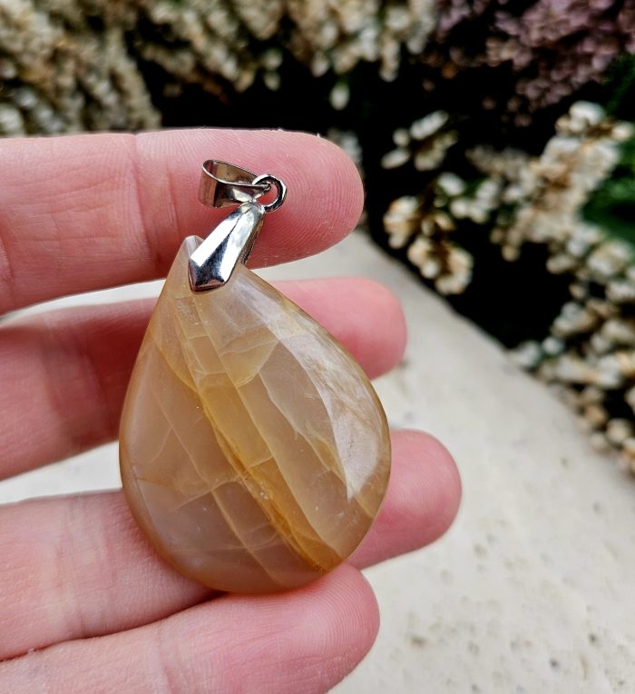 Slnečný kameň prívesok SLZA – Obrázok 2