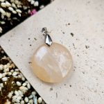 Slnečný kameň prívesok OKRÚHLY č.2 – Obrázok 2