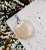 Slnečný kameň prívesok OKRÚHLY č.3