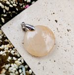 Slnečný kameň prívesok OKRÚHLY č.3 – Obrázok 2