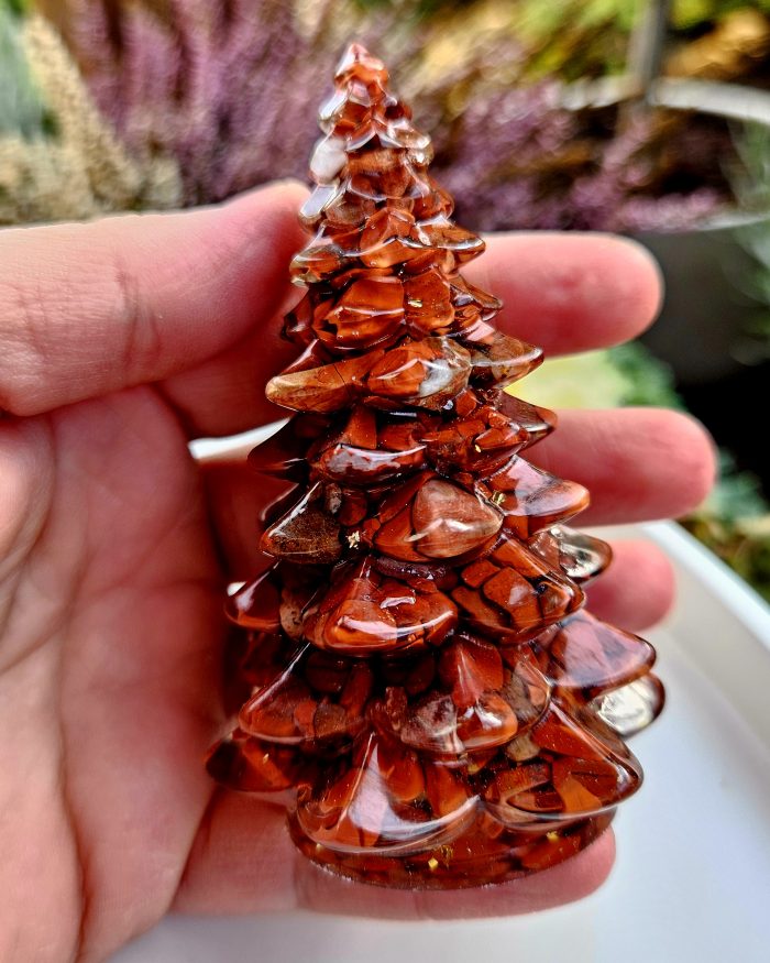 Vianočný stromček JASPIS ČERVENÝ – Obrázok 2