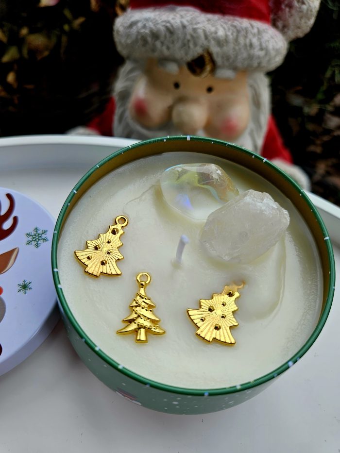 Vianočná SÓJOVÁ sviečka SOBÍK – Obrázok 2