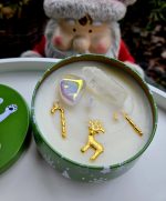 Vianočná SÓJOVÁ sviečka MEDVEDÍK – Obrázok 2