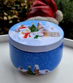 Vianočná SÓJOVÁ sviečka SNEHULIAK