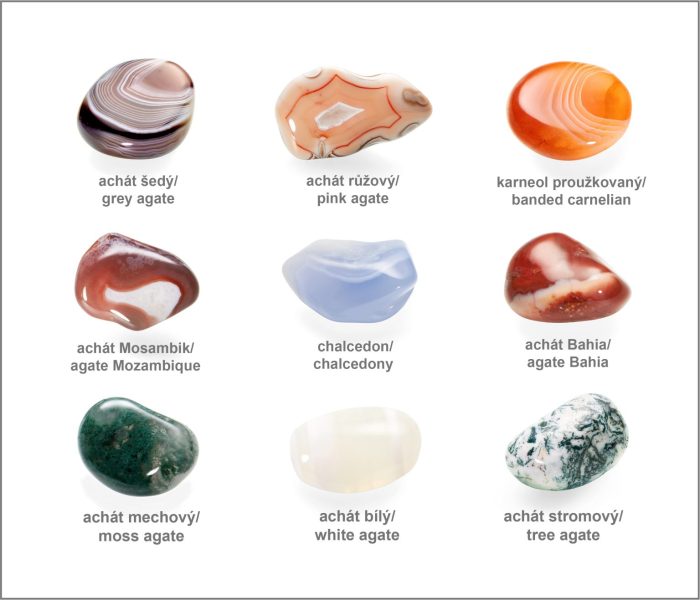 Zbierka minerálov ACHÁTY č.2 – Obrázok 3