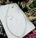 Avanturín zelený náhrdelník 2mm fazetovaný zlatý