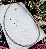 Pyrit náhrdelník 2mm fazetovaný zlatý