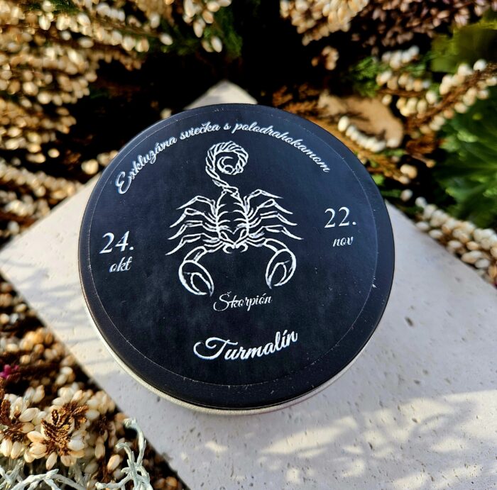 Sviečka znamenie ŠKORPIÓN 24.10-22.11. – Obrázok 2