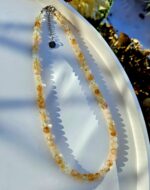 Citrín náhrdelník 6mm