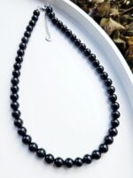 Obsidián dúhový náhrdelník 8mm