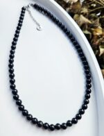 Obsidián dúhový náhrdelník 6mm