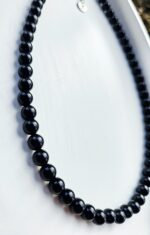 Obsidián dúhový náhrdelník 6mm – Obrázok 2