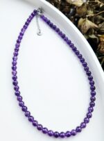 Ametyst náhrdelník 6mm