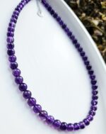 Ametyst náhrdelník 6mm – Obrázok 2