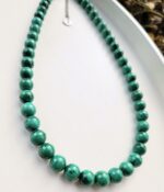 Malachit náhrdelník 8mm – Obrázok 2