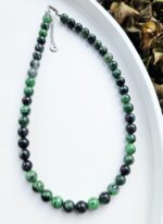 Rubín zoisit náhrdelník 8mm