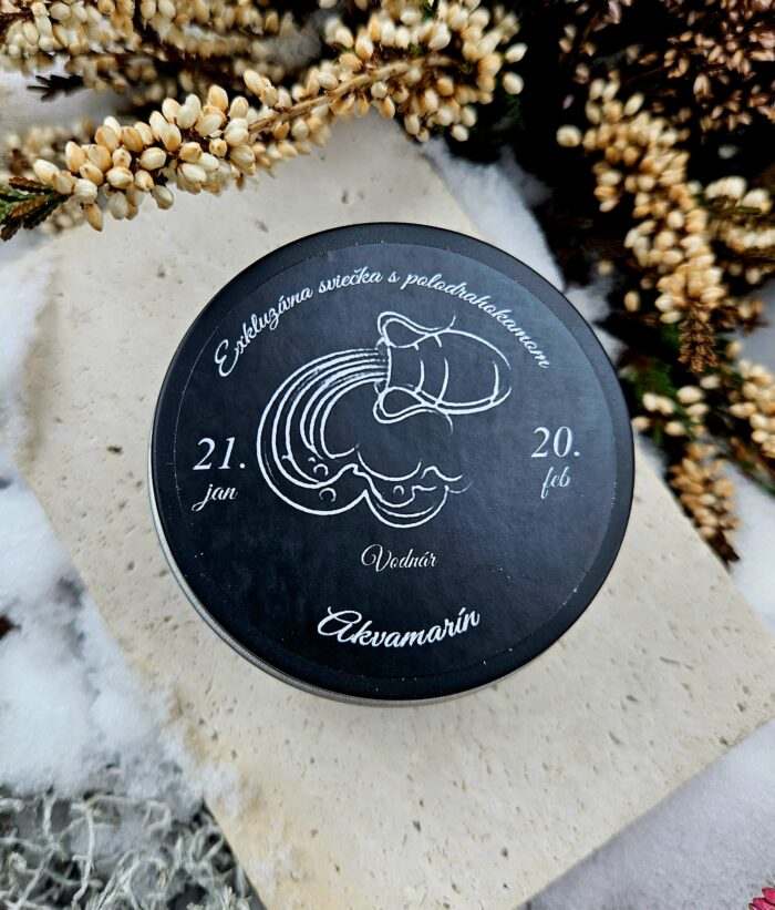 Sviečka znamenie VODNÁR 21.1.-20.2. – Obrázok 2
