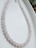 Ruženín náhrdelník 6mm – Obrázok 2