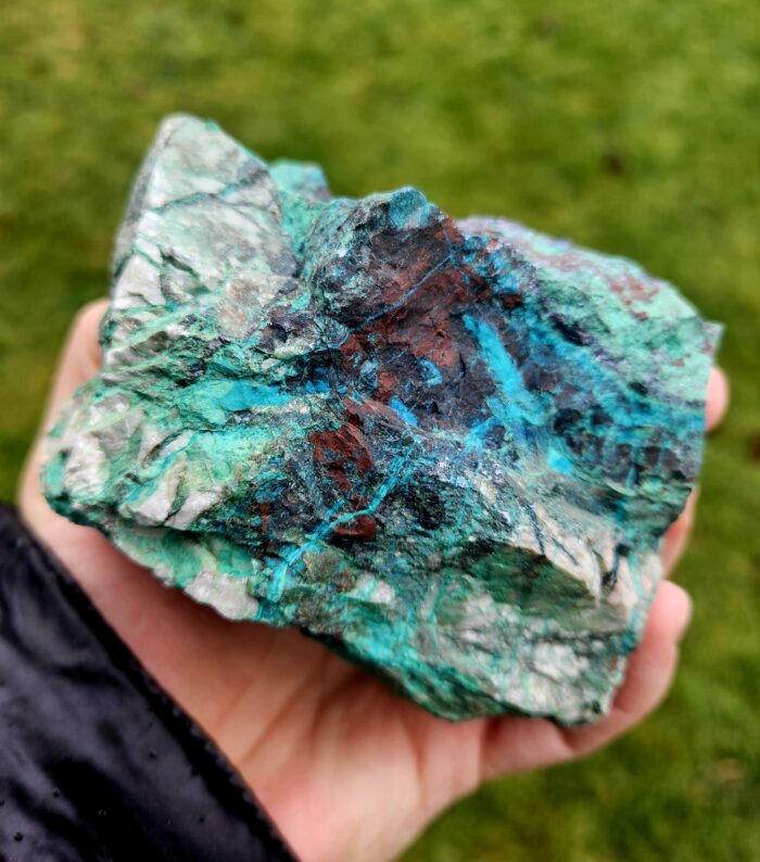 Chryzokol surový EXQ č.4, 892g – Obrázok 4