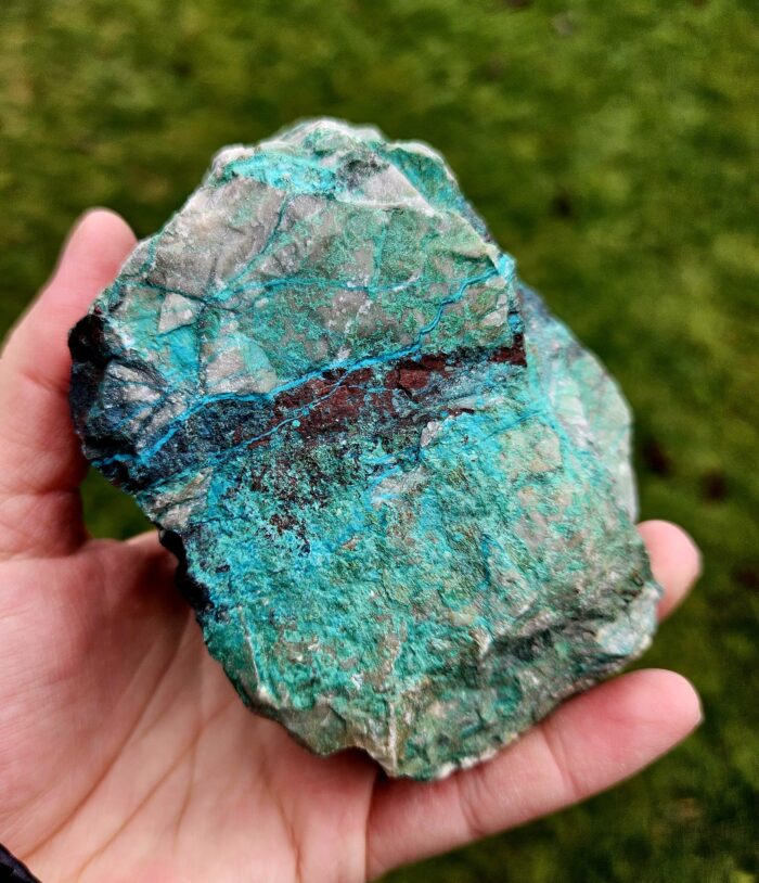 Chryzokol surový EXQ č.4, 892g – Obrázok 5