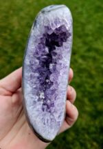 Ametyst s Kalcitom drúza Brazília