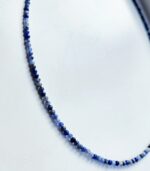Sodalit náhrdelník 2mm – Obrázok 2