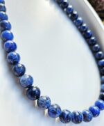 Sodalit náhrdelník 8mm – Obrázok 2