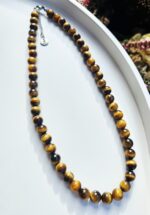 Tigrie oko 8mm náhrdelník