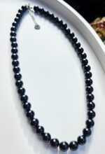 Turmalín čierny náhrdelník 8mm