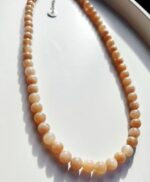 Slnečný kameň náhrdelník 6mm – Obrázok 2