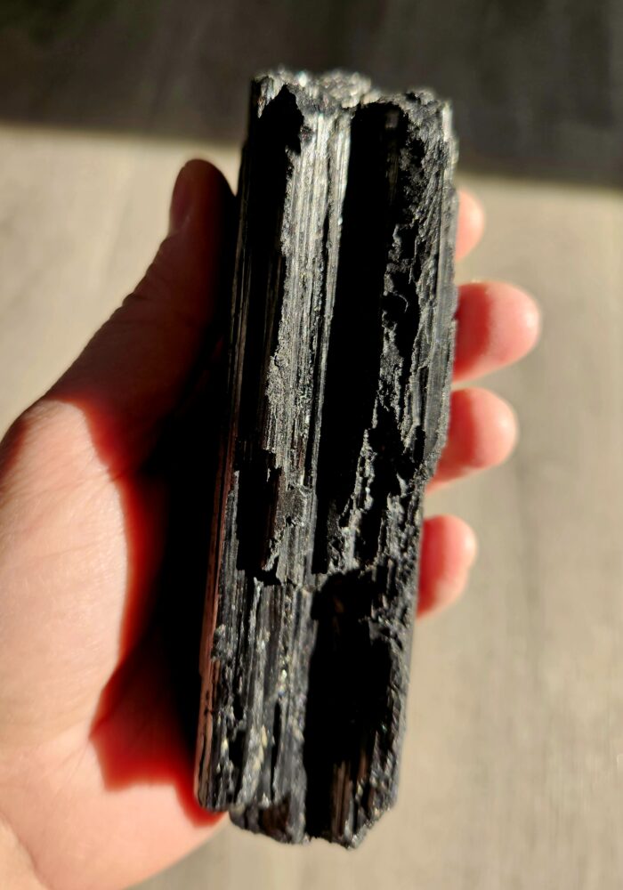 Turmalín čierny surový 470g – Obrázok 2