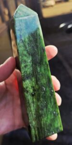 Nefrit obelisk/generátor 450g  č.3 – Obrázok 2