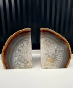 Achát šedý PÁR 1,2kg