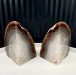 Achát šedý PÁR 1,2kg – Obrázok 2