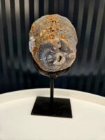 Achát GEODA na čiernom stojane č.2 – Obrázok 3