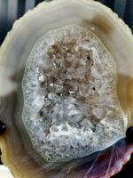 Achát GEODA na čienrom stojane č.5 – Obrázok 2