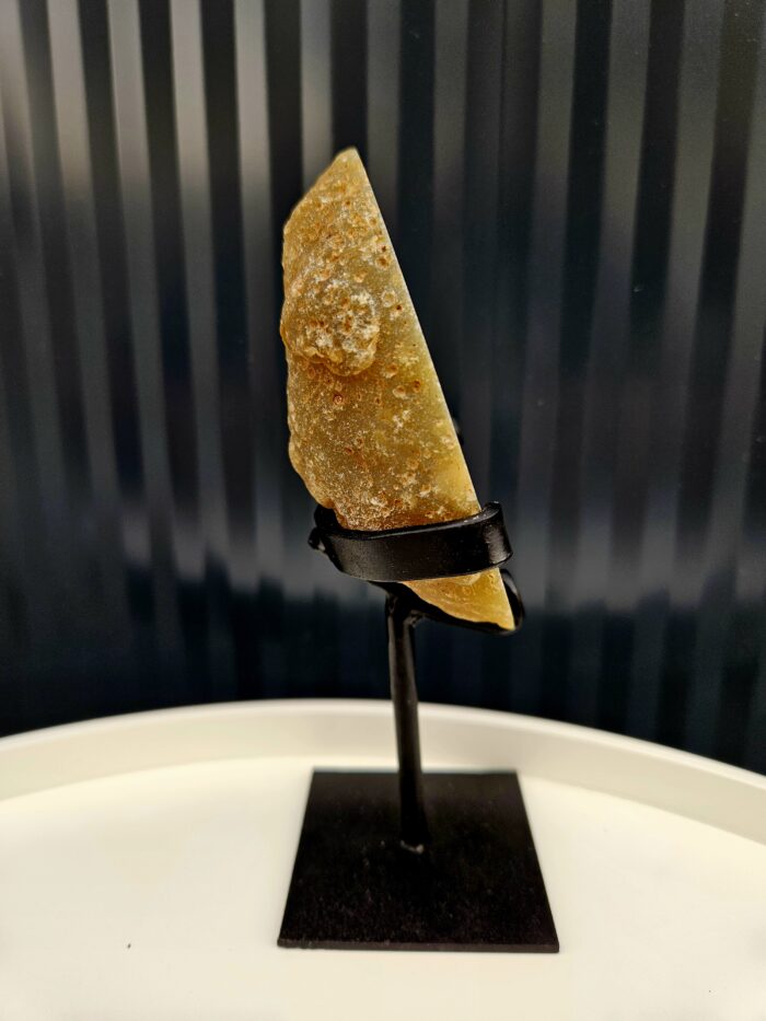 Achát GEODA na čienrom stojane č.5 – Obrázok 3