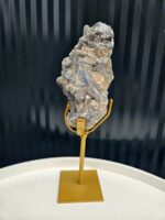 Kyanit disten drúza na zlatom stojane 790g – Obrázok 3