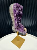 Ametyst drúza na zlatom stojane 1,26kg