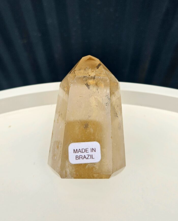 Citrín generátor / obelisk 5,5cm – Obrázok 3