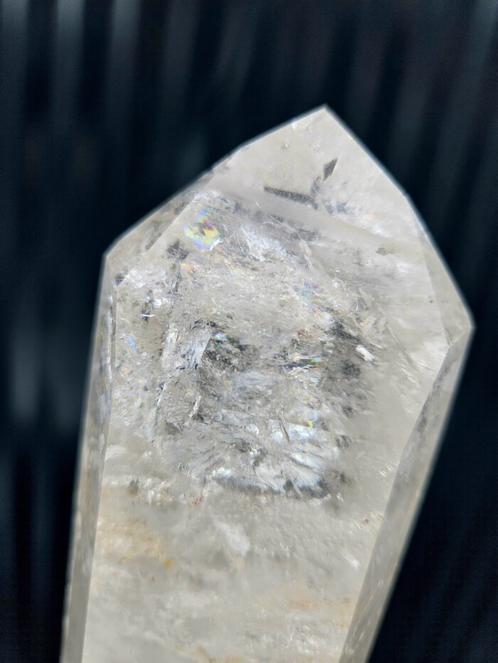 Krištáľ obelisk / generátor : 950g / 21,5cm – Obrázok 2