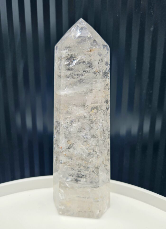 Krištáľ obelisk / generátor : 950g / 21,5cm – Obrázok 4