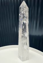 Krištáľ obelisk / generátor : 740g / 23,5cm – Obrázok 3