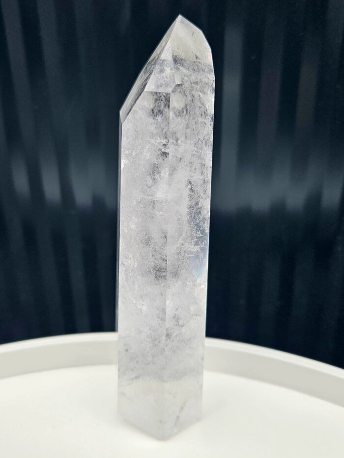 Krištáľ obelisk / generátor : 360g / 15,5cm – Obrázok 2