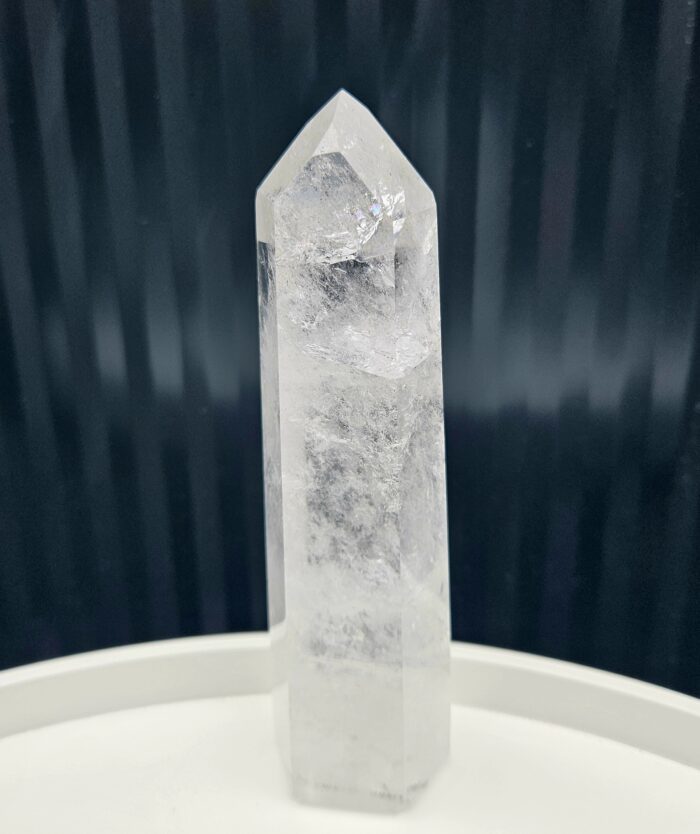 Krištáľ obelisk / generátor : 360g / 15,5cm – Obrázok 3