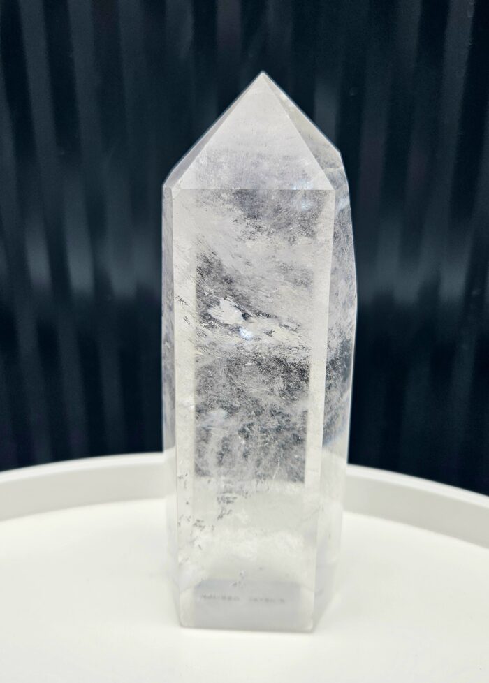 Krištáľ obelisk / generátor : 480g / 15,0cm – Obrázok 3