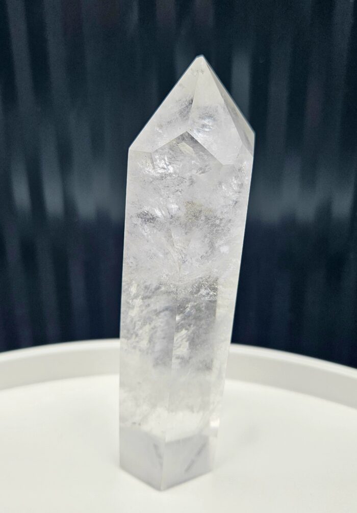 Krištáľ obelisk / generátor : 480g / 15,0cm – Obrázok 4